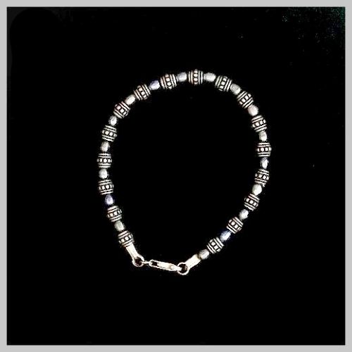 Bali Grey Pearl & Bead Bracelet